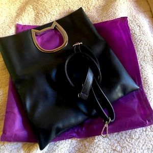 Exclusive cat lady convertible purse/bag